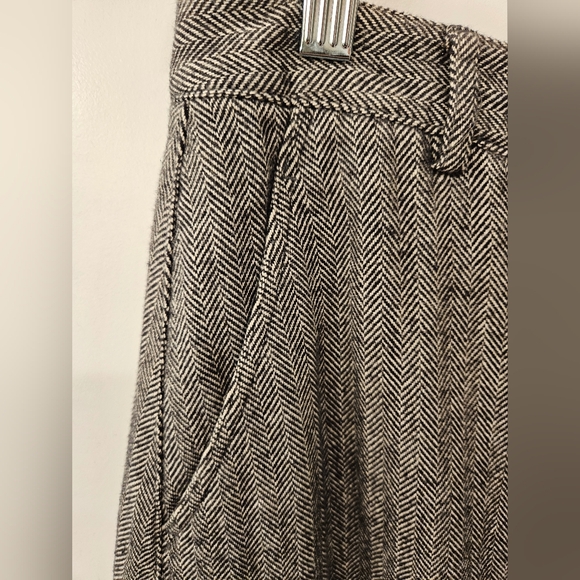 Vintage - L.L.Bean Herringbone Cotton A Line Skirt - NWOT - Size 14 Reg - Picture 5 of 10
